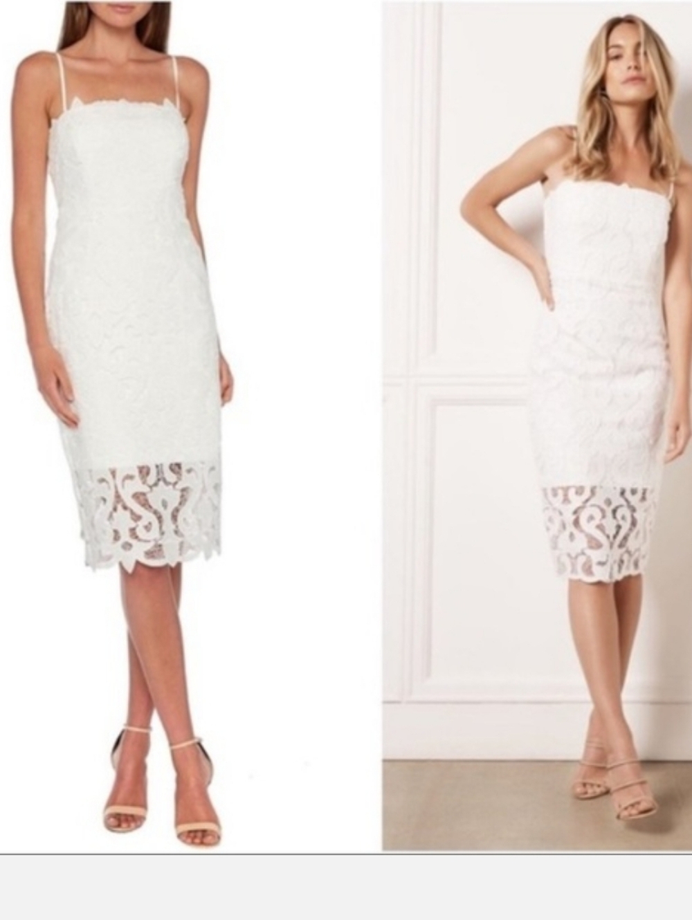 NWT Bardot Lina Lace Sheat Dress M